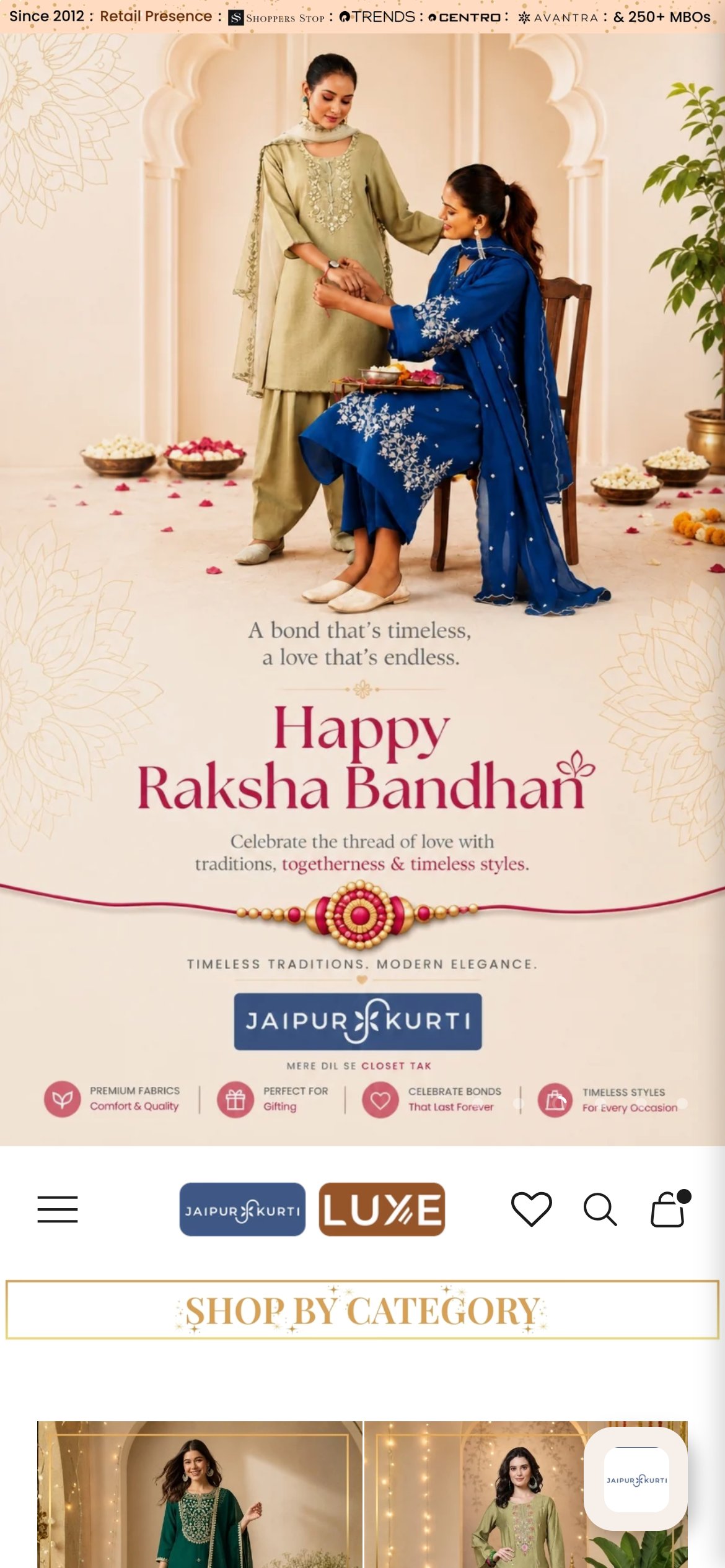 Jaipur Kurti — Mobile